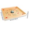 Brettspielset, Holz-Tischspiel, Billard-Strategie 18 x Zoll Hartholzrand, Spiel für