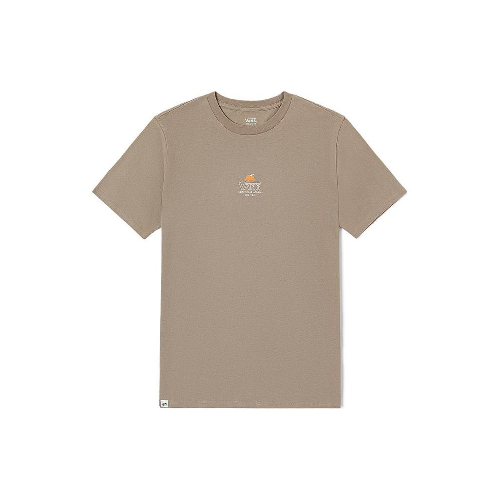 Vans T Shirts Women's Light Umber Crew Neck Moderate Straight Fit VN0008ZFYEH