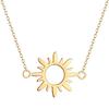 Kinitial Birth Flower Pendants Necklaces For Women Jewelry Ankh Cross Egyptian Leaves Moon Sun Butterfly Chain Choker Collares