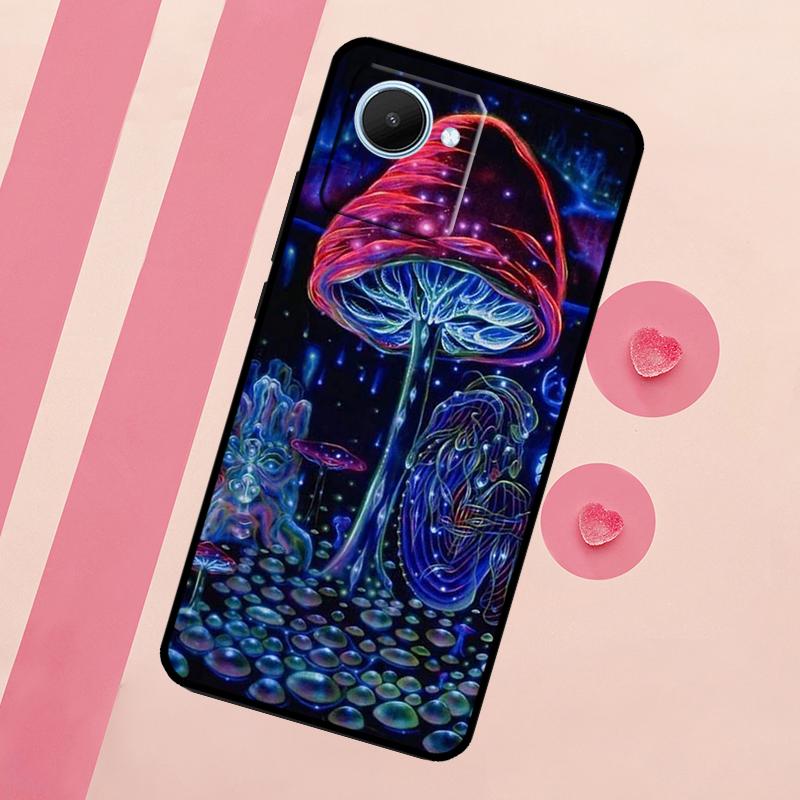 Seltsames psychedelisches Pilz-Case für Realme C71 C55 C53 C67 C75 C61 C33 C63 C51 C65 10 11 12 13 14 15 Pro Plus GT7 Pro