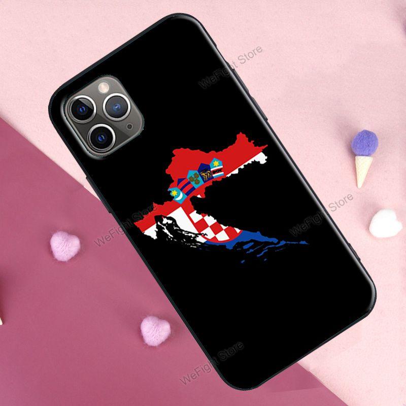 Croatia Flag Coat of Arms Case For iPhone 12 13 Pro Max Mini 7 8 Plus SE 2020 Cover For iPhone 11 Pro Max XS XR X