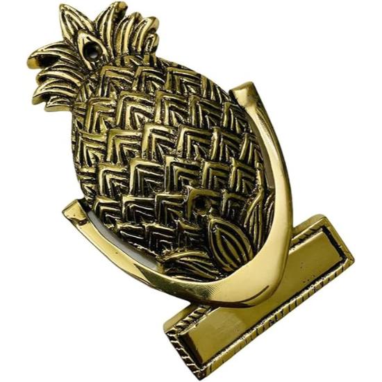 Античный морской твердый латунный дверной молоток стиля ананаса для оформления