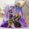 Galactic Fashion Heroes Blanket Durable Comfort Suitable for Office Seaside Bedding All-Season Use Digital Print