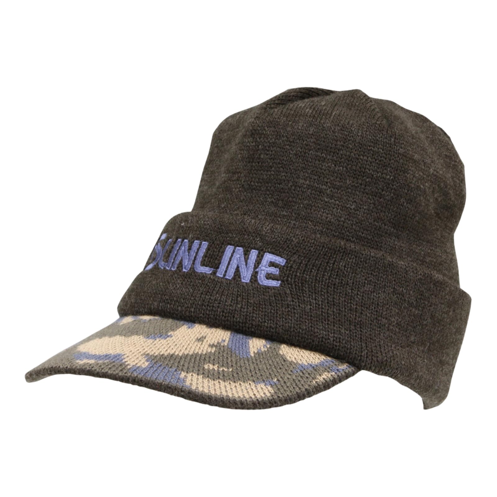 

SUNLINE Anglers Brim Knit Cap Free Size Gray Camo CP-5162