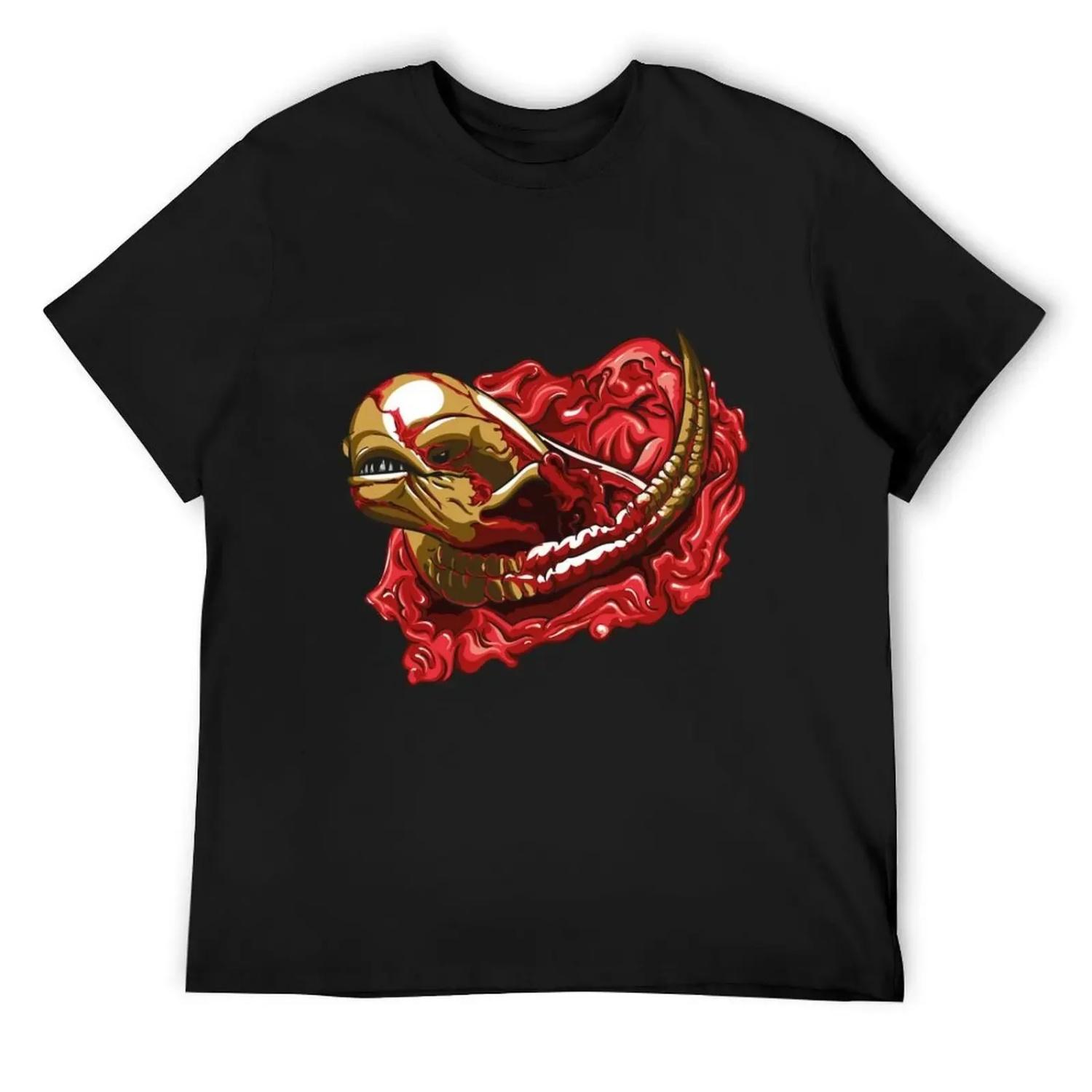 Chestburster 2 T-Shirt summer 2025 sublime Personalized t-shirt clothes T-shirt men S