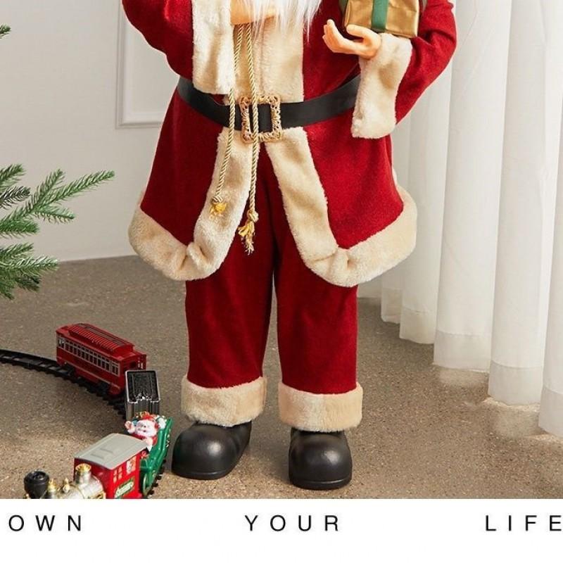 Large Santa Claus Doll Christmas Decorations Xmas Party Window Display Gift