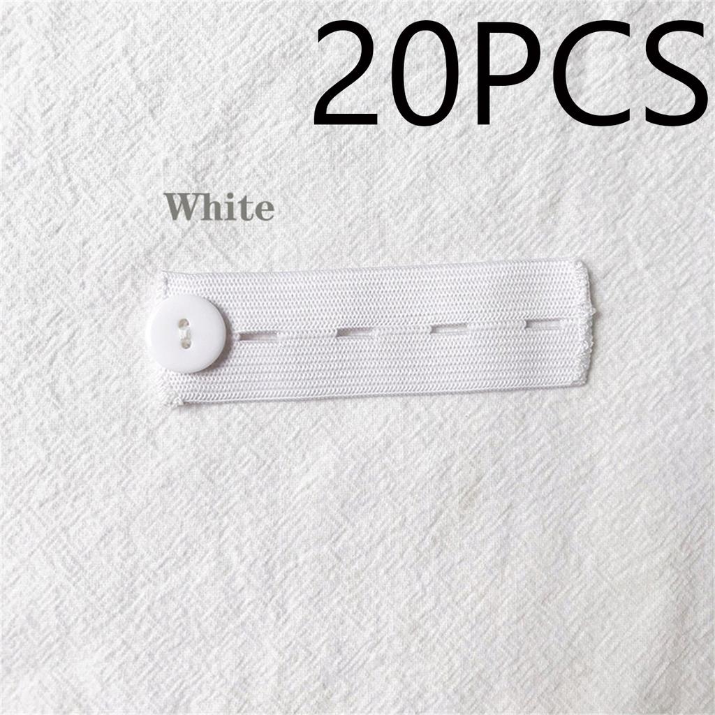 1/20 Pants Extender Belt Unisex Waist Band Tight Trousers Jeans Skirts Maternity Button Hooks Garment DIY Sewing Supplies