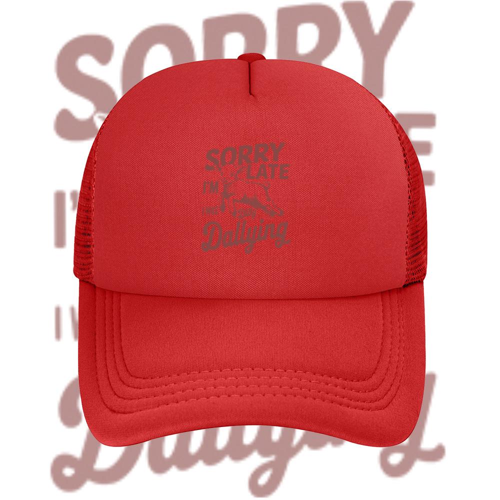 Lamb Sorry Late Dilly Dallying Baseball Cap Anime Graphic Hats Adult Unisex Women Sports Outdoor