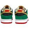 Nike Dunk SB Low Top Skateboard Shoes Men's Black Green 313170-008