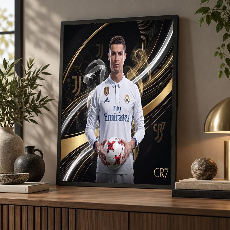 Zestaw do Malowania Diamentami Cristiano Ronaldo 5D Pełny Wiertak DIY Mozaika Diamentowa Sztuka Ścienna Wystrój Domu
