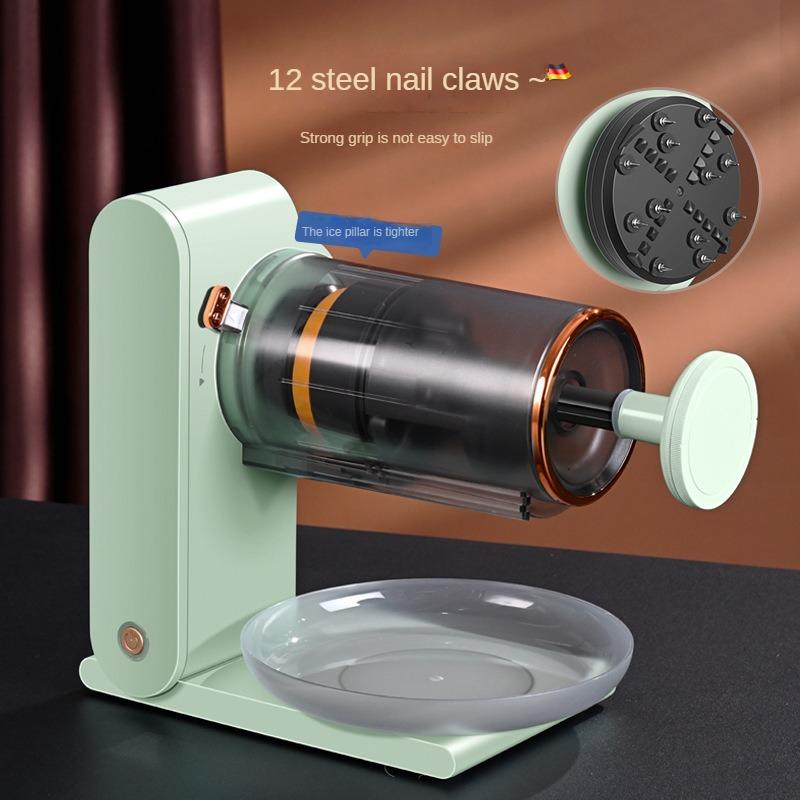 Kitchen Ice Grinder Household Small Shaved Machine Fully Automatic Wireless Portable Electric Cream Food Crusher Manual Dining