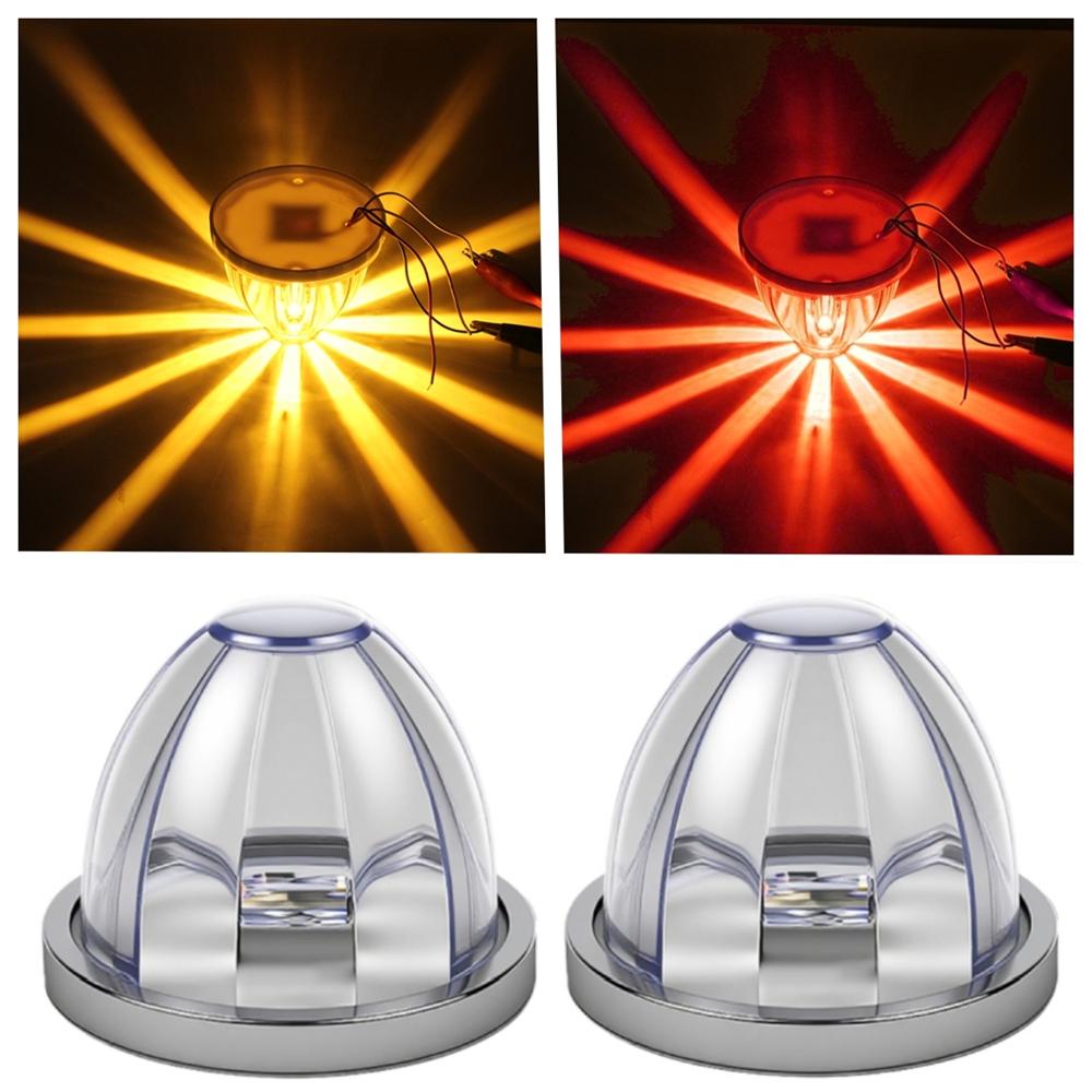 

2 шт. Двойные Революционные Арбузные Фонари Светодиодные Габаритные Фонари Звезда Арбуз Светодиодные Маркерные Фонари Подсветка Под Дном Для Грузовика