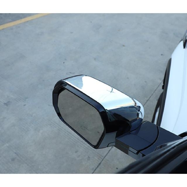 Car Accessories Fit For Toyota Tundra/Sequoia 2025 2024 2023 2022 Exterior Car Door Side Rearview Mirror Cover Trim With Turn Signal (Chrome) 2PCS