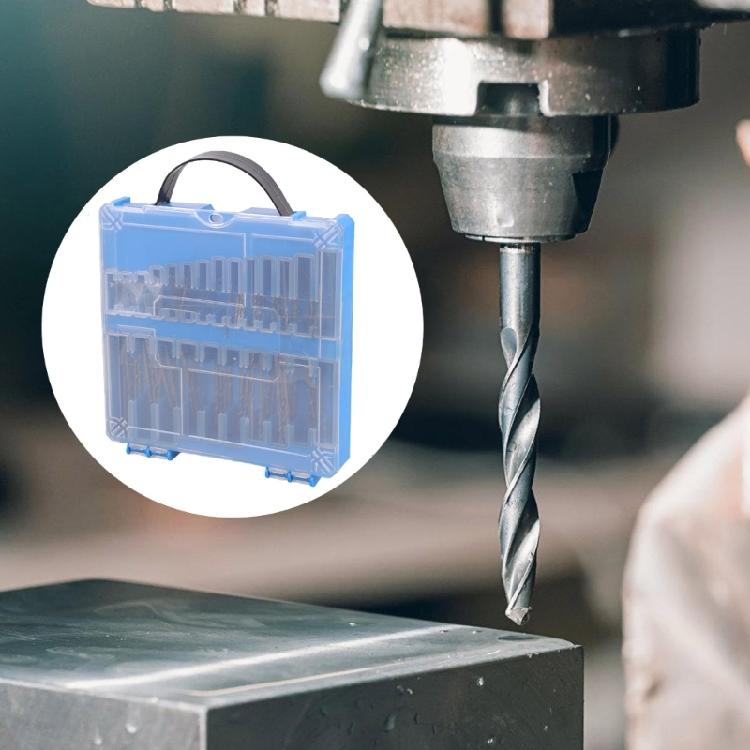 Industrial 150Pcs Mini Twist Drill Kit Includes Protective Case For Organized Storage In Workshops And Home Use