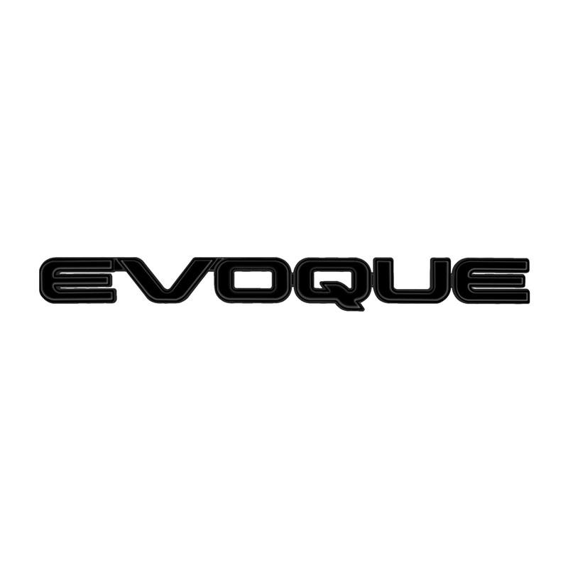 1pc 3D Chrome Metal EVOQUE Letter Logo Car Rear Tail Trunk Decals Emblem Badge Sticker Car Styling Auto Accessories