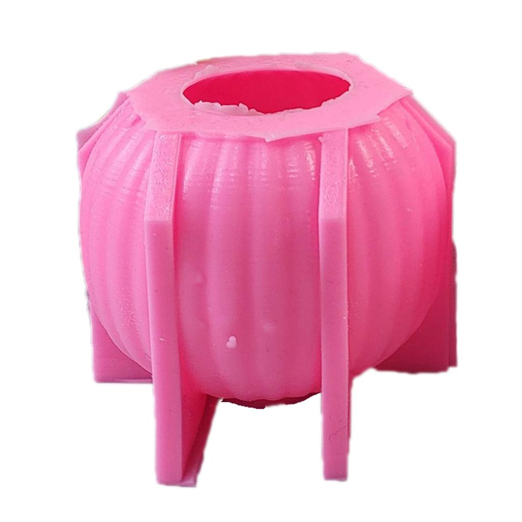 Striped Sphere Candle Holder Molds for DIY Craft Crafting Candlestick Tealight Holder Sphere Shaped Candlestick Molds