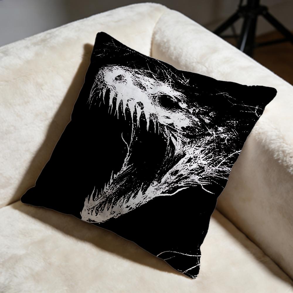 Sketch Snake Cushion Cover Soft Decorative Pillow Case Suitable for Bedroom Sofa Car Travel Use