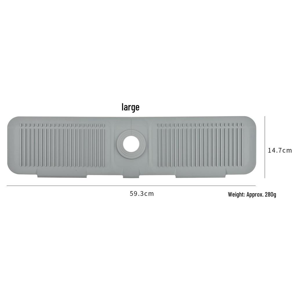 Heat-Resistant Wave Pattern Non-Slip Silicone Kitchen Mat