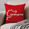 Nurburgring Sport Car Pillow Case Anti-dustmite Invisible zipper Sofa Bed