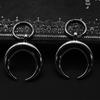 Vintage  Gothic Hip Hop Style Moon Pendant Hoop Earrings Minimalist Metal C Shape Hoop Earrings For Trendy Punk Rock Ear Jewelry