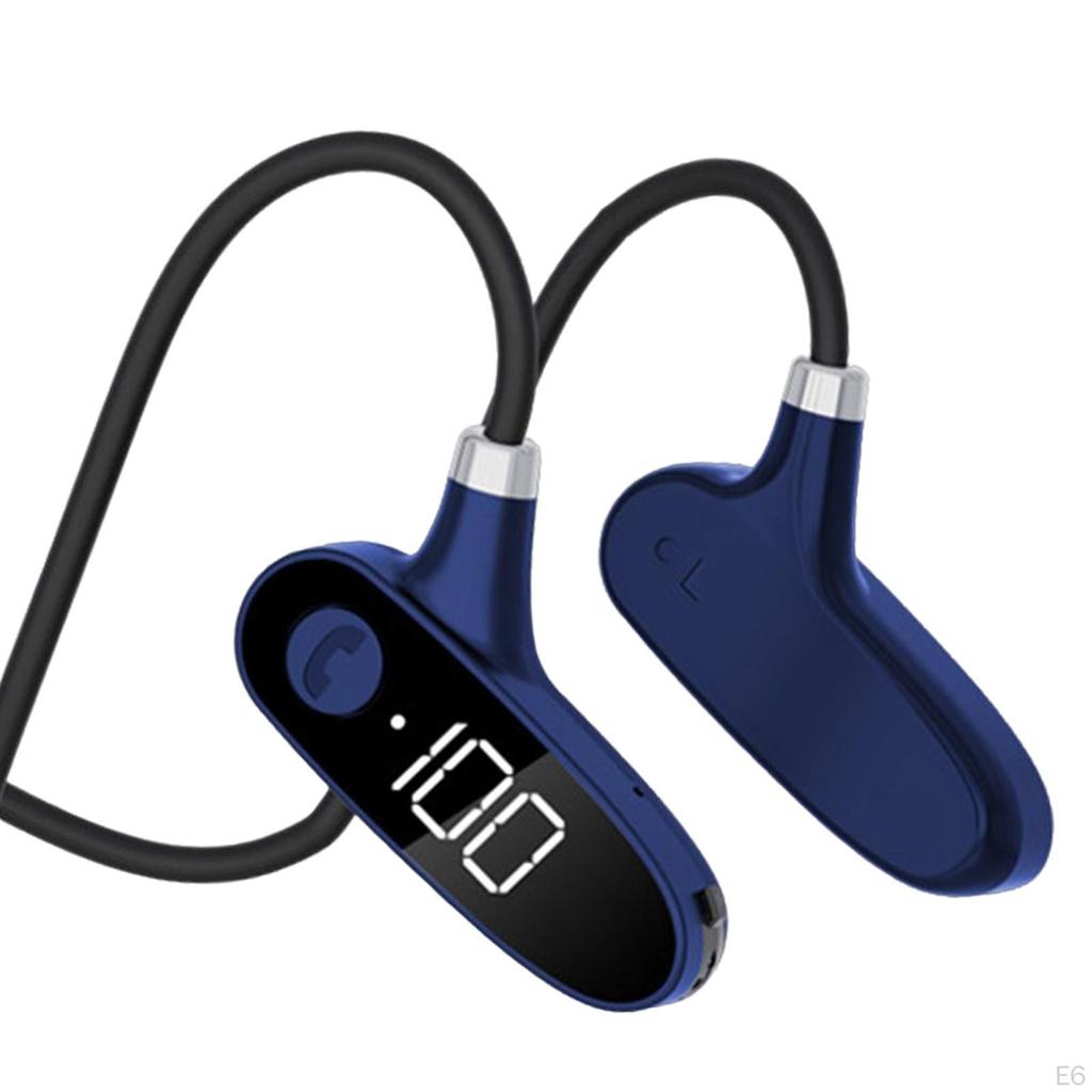 Conduction Headphones Earphones Open-Ear Lossless Sound Quality IPX7 Waterproof ,Bending Without