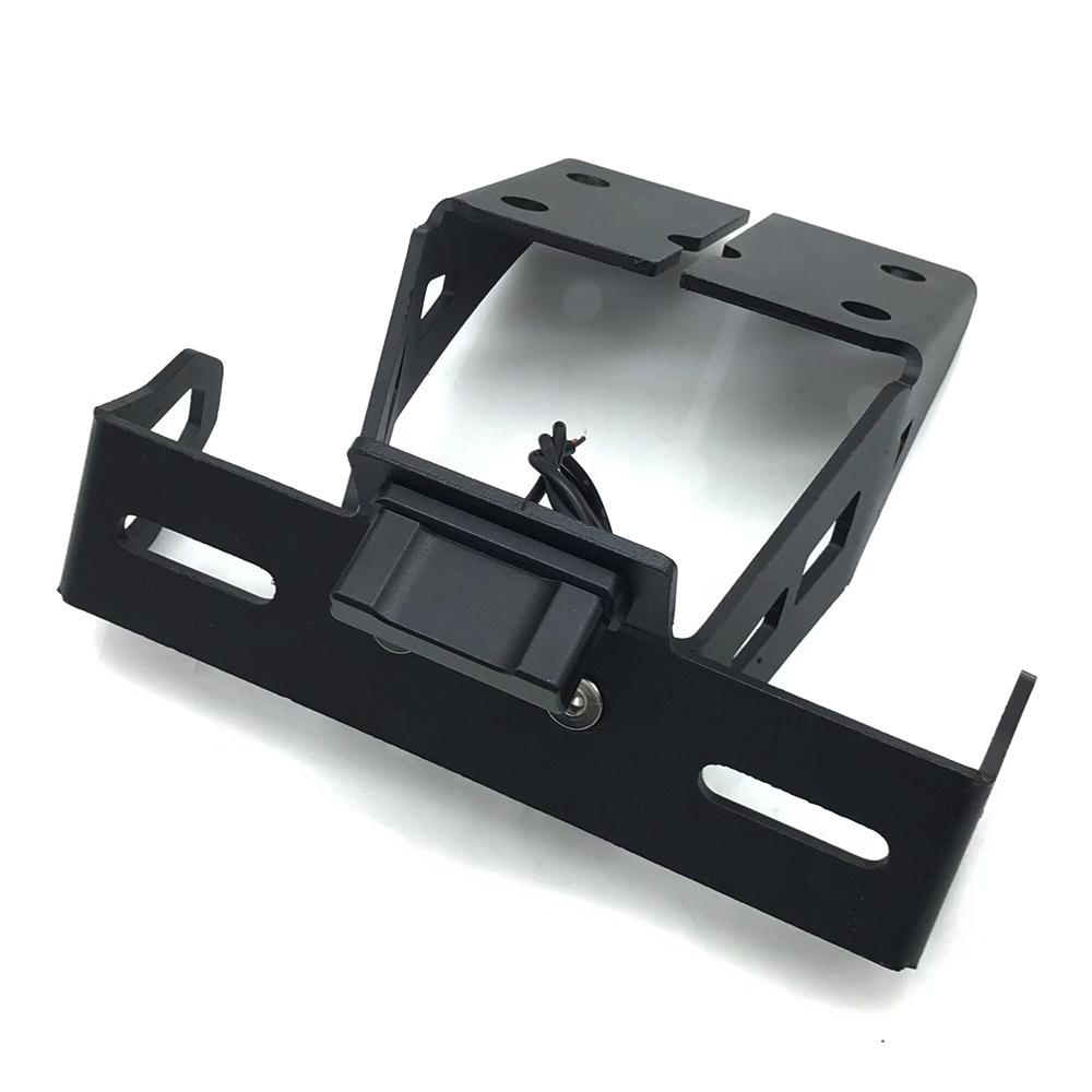 

Задний держатель номерного знака мотоцикла, рамка-кронштейн со светодиодным аккуратным задним фонарем для Suzuki Gixxer 150 250 SF250 GIXXER250 чёрный