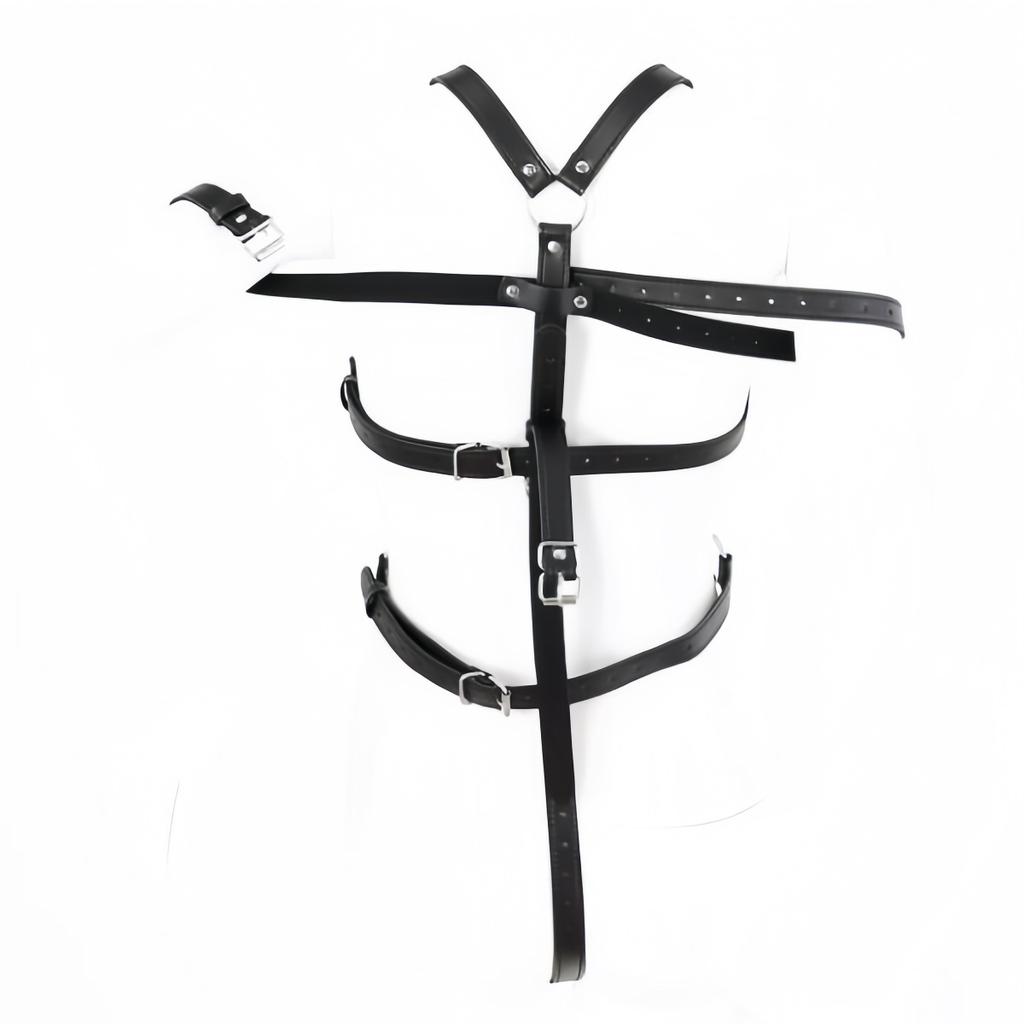 Sexy Women Body Bondage Restraint Straps Bdsm Leather Chest Harness Sex Toy Straps Exotic Gothic Fetish Lingerie Sex Costume