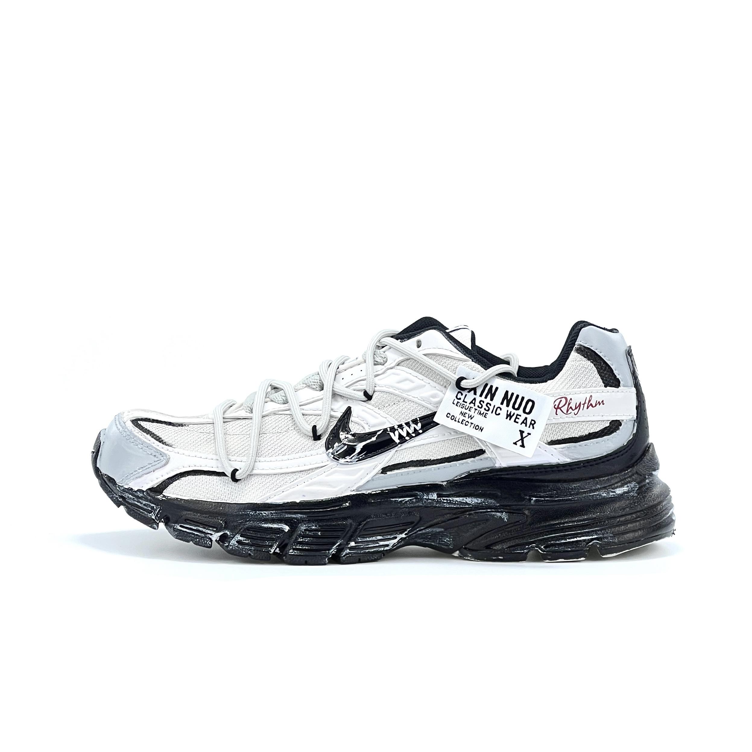 

Nike Initiator Height Increasing Lightweight Breathable Slip Resistant Low top 394055-100(Team801-) 44
