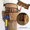 Waterproof Tool Waist Bag Large Capacity Tool Pouch Retro Hardware Bag  Woodworker