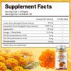 High-content Lutein and Zeaxanthin Soft Capsules, 40mg, Natural Plant Extract Nutrition, Suitable for Adults.