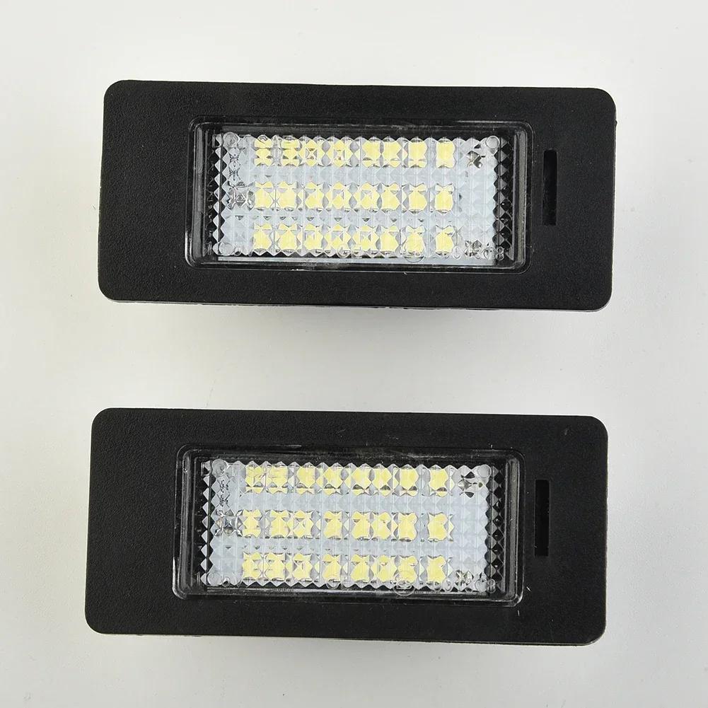 2x Error Free LED License Plate Light Bulb For BMW E90 E92 E39 E60 E61 M5 E70 Rear Lights Number Plate Lamp Accessories