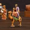 Christmas Nativity Figurines Resin Nativity Scene Statue with Stable Holy Family Statue Table Centerpieces Home Decors