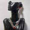 Wedding Full Diamond Bridal Chain, High-End Earrings, Necklaces, Wedding Accessories, Premium