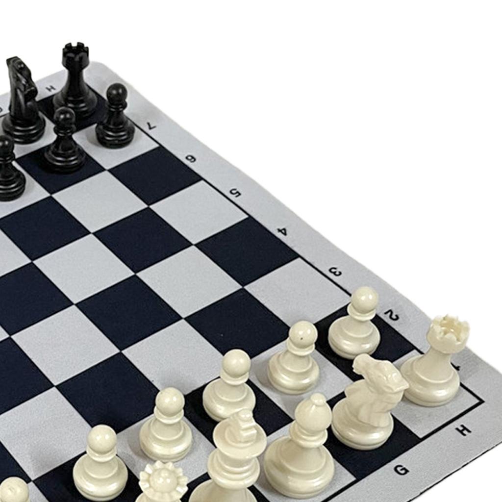 Internationales Schachspiel Professioneller Standard Handgefertigt Tragbares Schachspielbrett-Set für Kinder Erwachsene