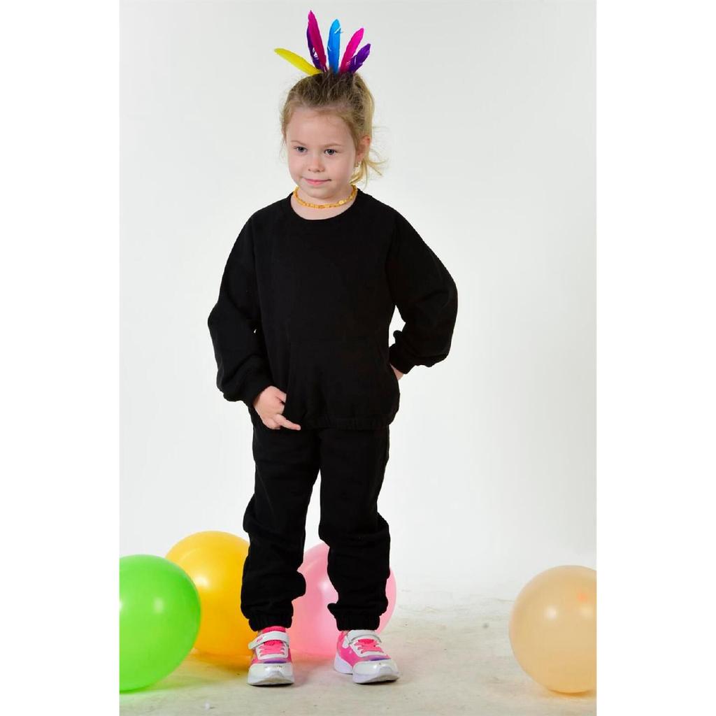 Children's Pocket Detailed Organic Cotton Oversize Cut Uprot