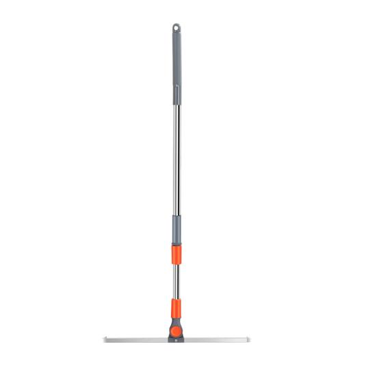 2-в-1 скребок для пола с телескопической ручкой для тяжелых условий эксплуатации для бытовых нужд, бетонной плитки в ванной комнате