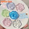 New  Kawaii Cat Paw Sticky Squeeze Toy Soft Realistic Jelly Glitter Cat Claw Squishy Stress Relief Toys Adults Unique Gifts
