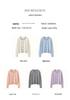 Autumn Winter Wool Knit Cardigan with Beaded Rhinestone Embellishments