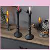 Gothic Decorative Style Candle Holder Made Of Resin For Charming Halloween Accents Home