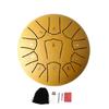 Steel Tongue Drum 6 In 11 Notes Ethereal Drum Music Drum Yoga Meditation Percussion Instrument for Stress Relief