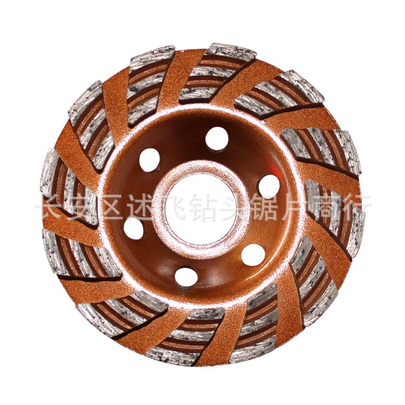 100mm Diamond Grinding Bowl Disc for Concrete, Marble, Cement Walls & Floors