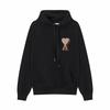 Cotton Couple Matching Set Oversized Hoodie With Heart Print Loose Fit Jogger Pants Men Women