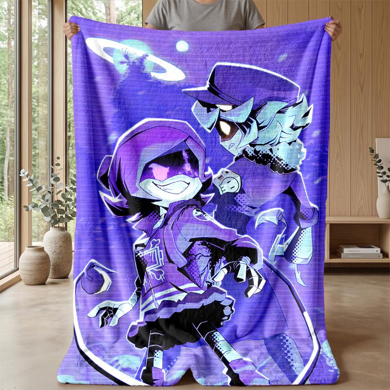 Murder DronesPrinted Flannel Blanket Cozy Skin-Friendly Warm Throw for Couch Bed Indoor Daily Use