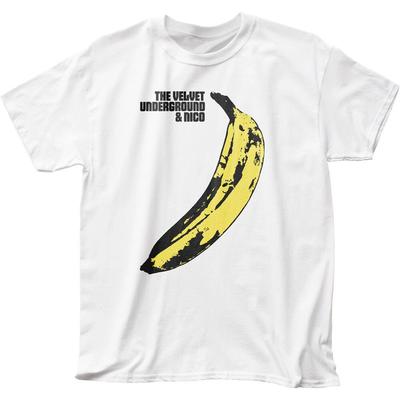 Velvet Underground Banana Herren T-Shirt Rock and Roll Musik Klassisches T-Shirt Weiß