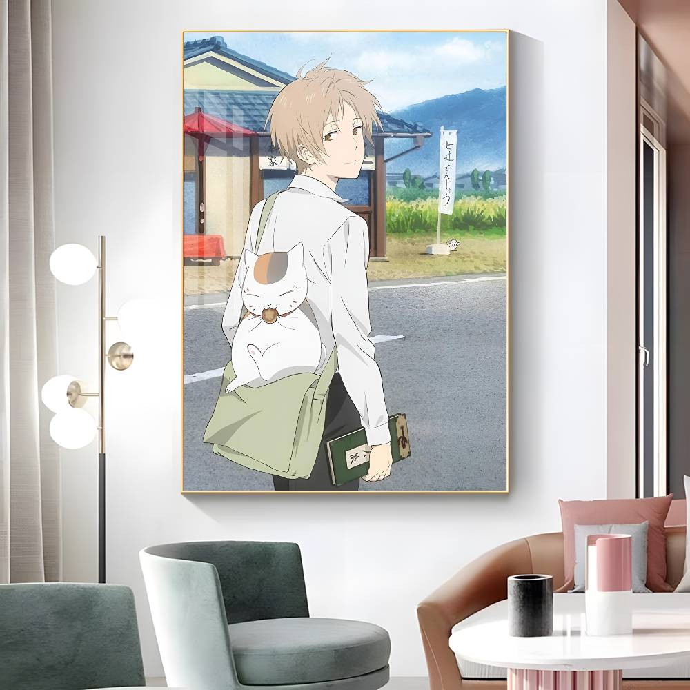 1pc Natsumes Book Of Friends Anime Poster Sticker Print Waterproof Wall Art For Living Room Bedroom Home Decor