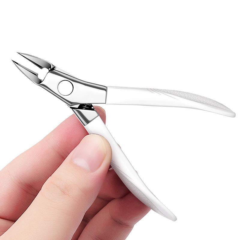 Stainless Steel Nail Clipper Set Sharp Durable Non Slip Grip for Thick Toenail Fingernail Trimmin