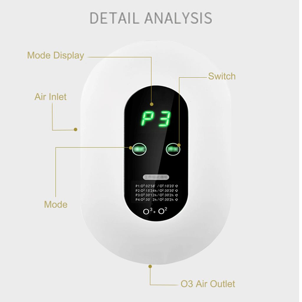 Air Steriliser Household Bedroom Pet Bathroom Deodoriser Oxygen Negative Ion Purifier Deodoriser