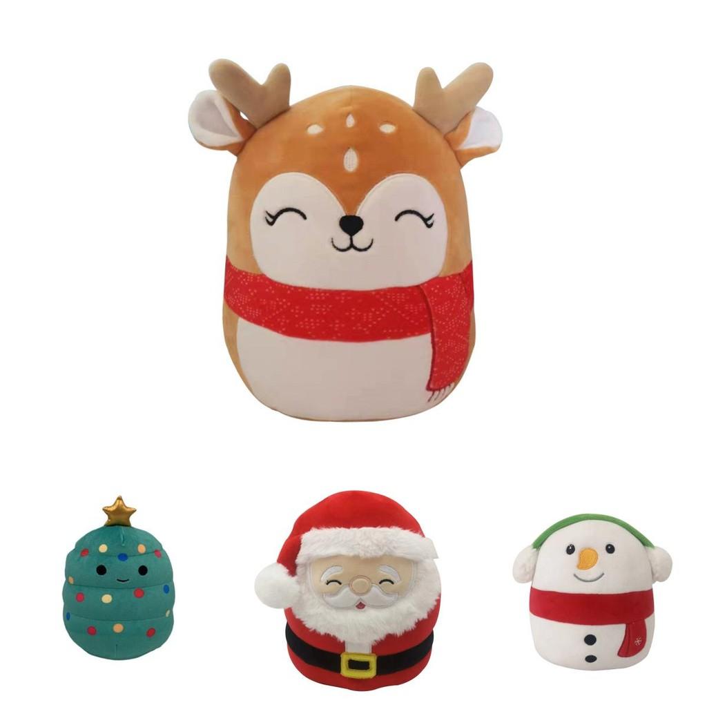 Squishmallow Plush Toy Santa Claus Soft And Cuddly Xmas Stuffed Animal Doll For Kids Birthday Gift