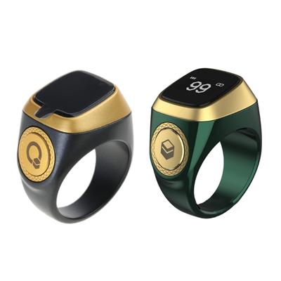 Islamic Prayer Counter 22mm Tasbih Tally Counter Rings Wearable Rings Digital Display Prayer Time Reminder