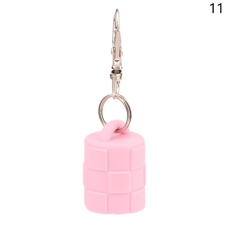 

1/3 шт. Силиконовые крышки для брелока для блеска для губ для женщин, удобные для путешествий, аксессуары для косметических продуктов, дорожный аксессуар для макияжа